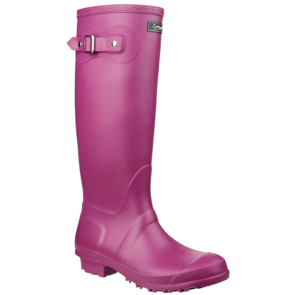 Cotswold Sandringham Buckle-Up Wellington Womens /Ladies Waterproof Rain Boots /
